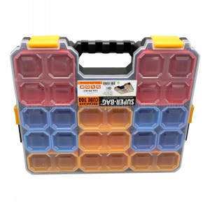 Cube Parts Organiser Case 17 Removable Compartments